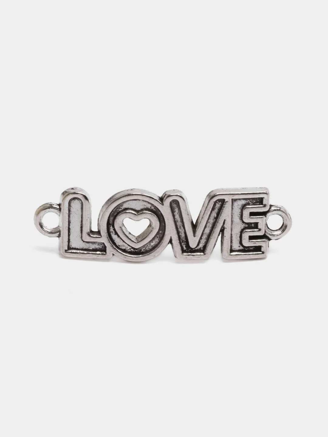Серебряный кулон-подвеска Love, для создания украшений