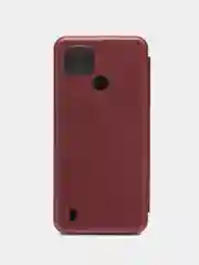 Багровый чехол-книжка для Realme C21 / C21Y