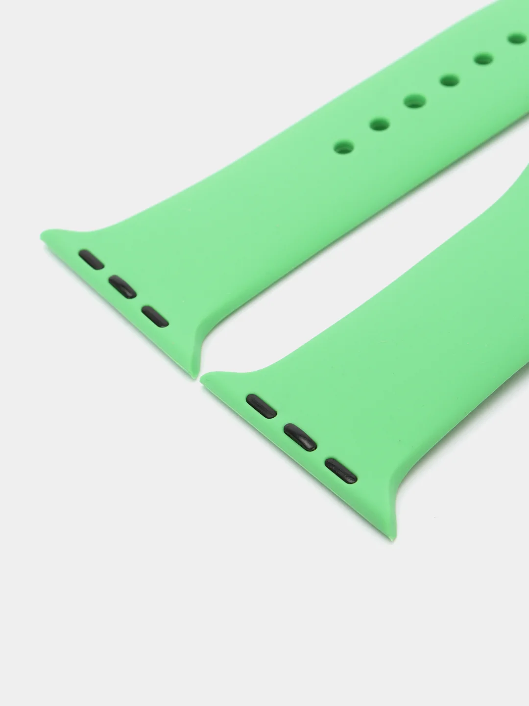 Лесной зеленый ремешок для Apple Watch, силиконовый