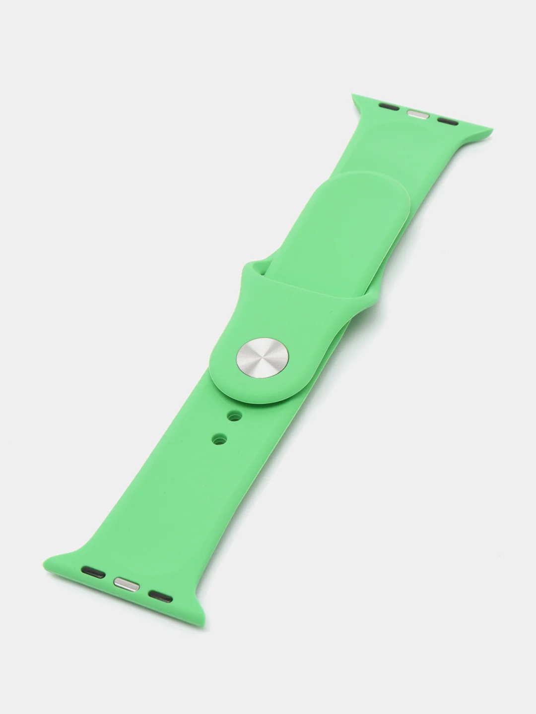 Лесной зеленый ремешок для Apple Watch, силиконовый