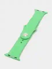 Лесной зеленый ремешок для Apple Watch, силиконовый