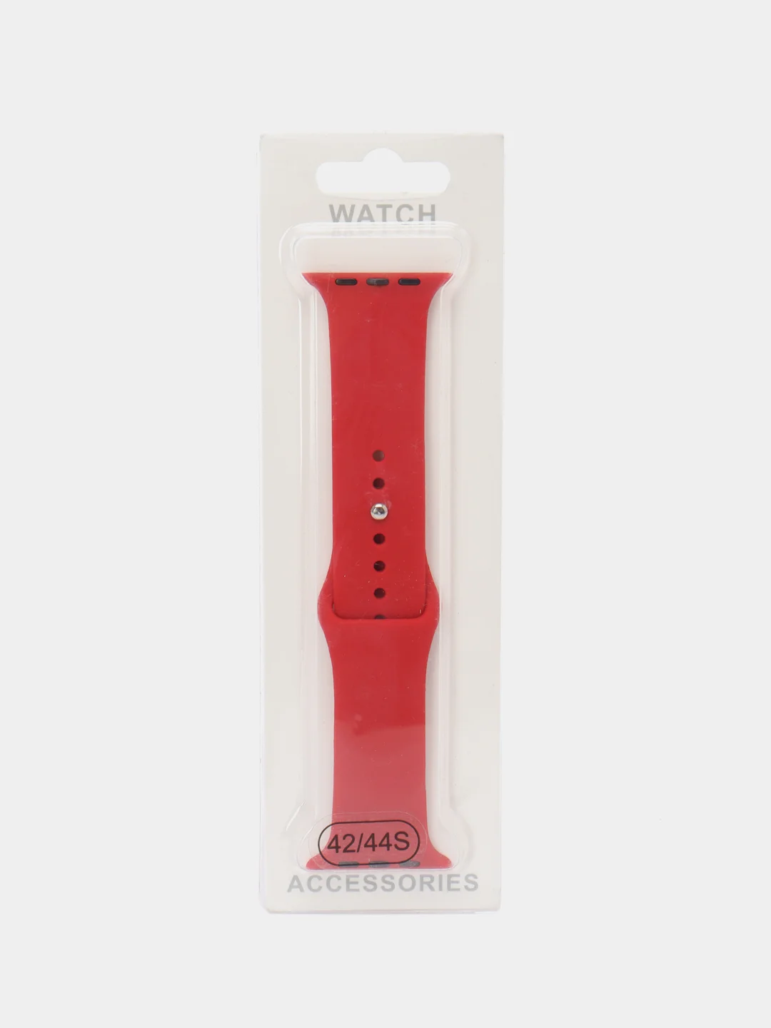 Тёмно-розовый ремешок для Apple Watch, силиконовый