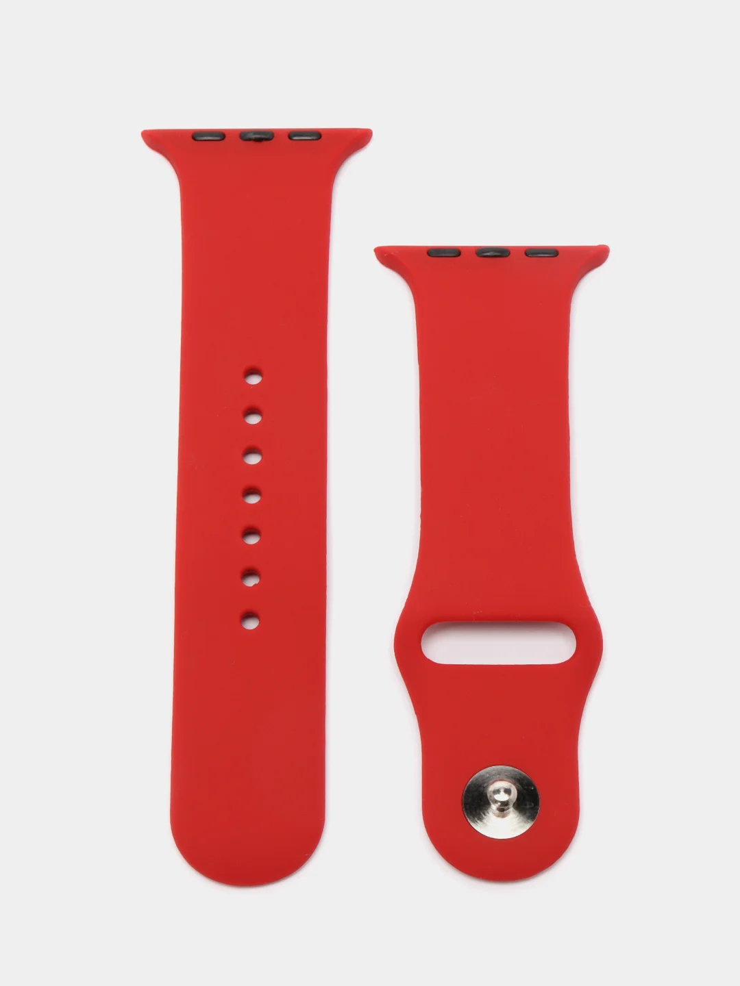 Тёмно-розовый ремешок для Apple Watch, силиконовый
