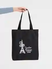 Черный шоппер женский, черный, через плечо, на молнии