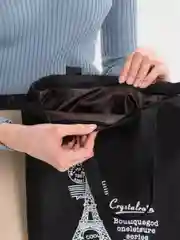 Черный шоппер женский, черный, через плечо, на молнии