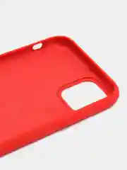 Красный чехол Silicone Case для iPhone 11