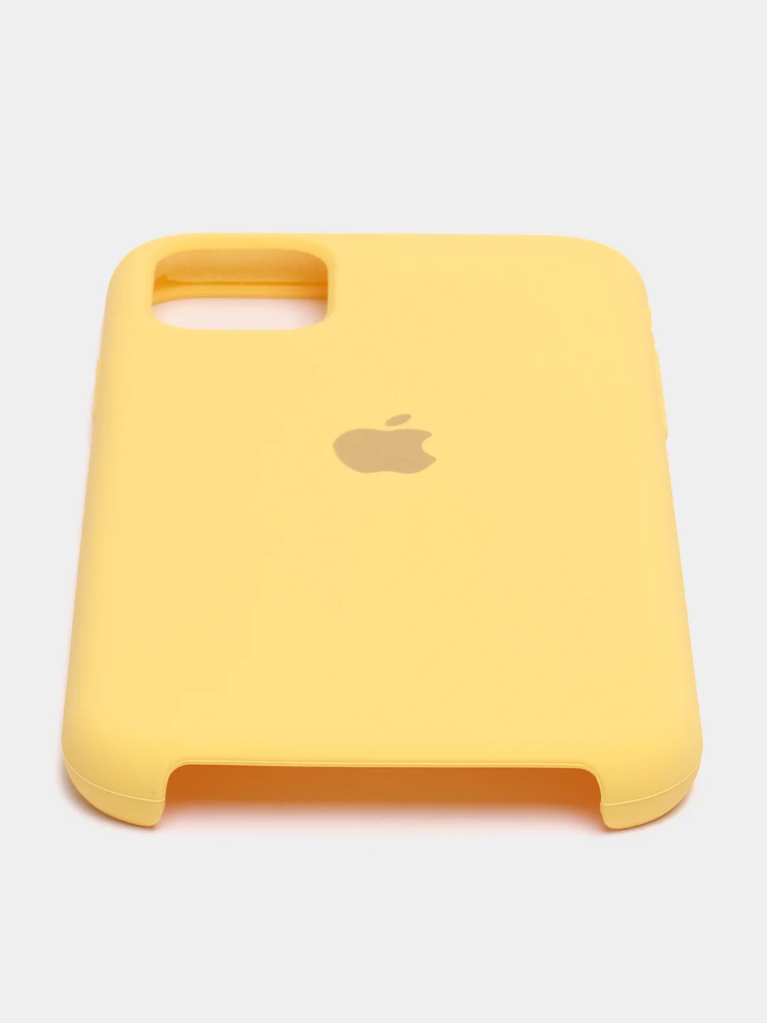 Желтый чехол Silicone Case для iPhone 11