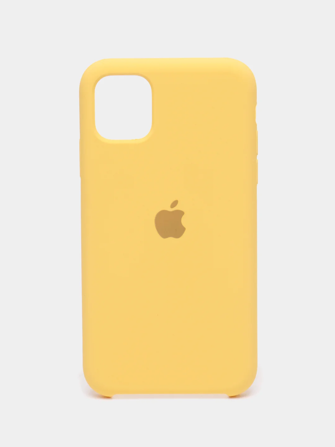 Желтый чехол Silicone Case для iPhone 11