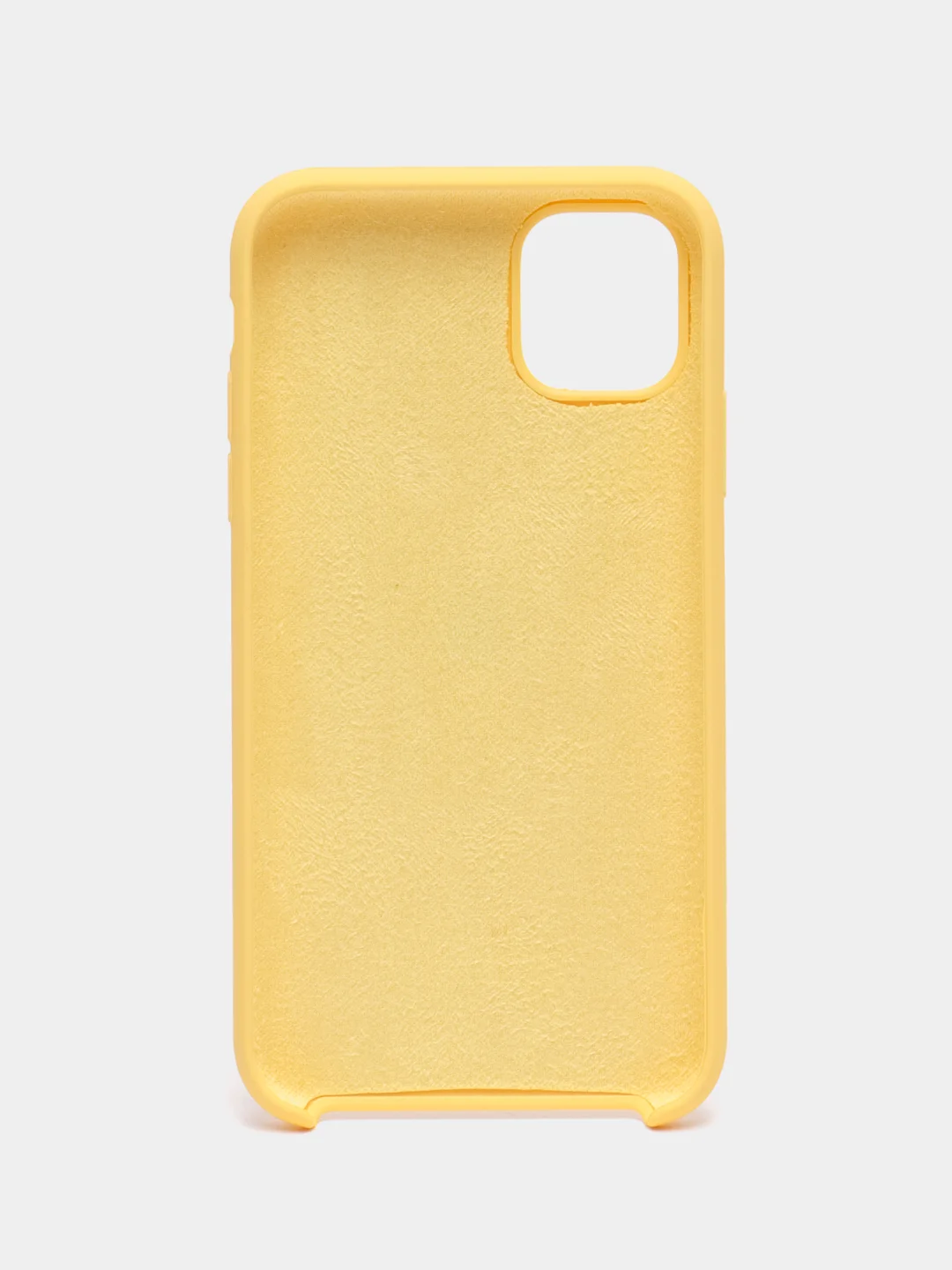 Желтый чехол Silicone Case для iPhone 11