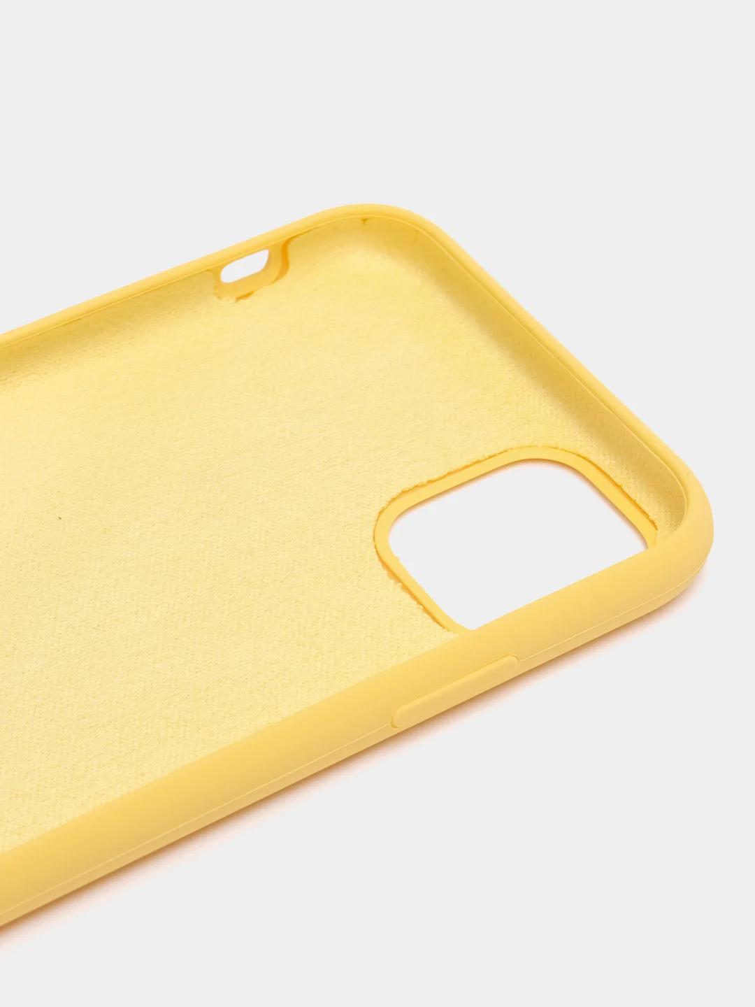 Желтый чехол Silicone Case для iPhone 11