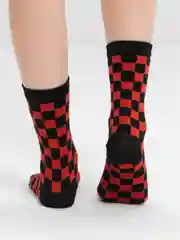 Носки с принтом "Шахматка"