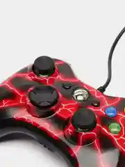 Багровый геймпад для XBox 360, проводной