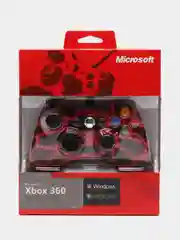 Багровый геймпад для XBox 360, проводной