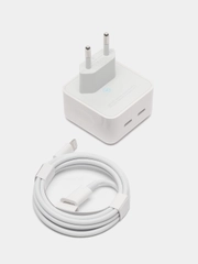 Зарядное сетевое устройство для IPhone, 2 USB, C+C, 50W