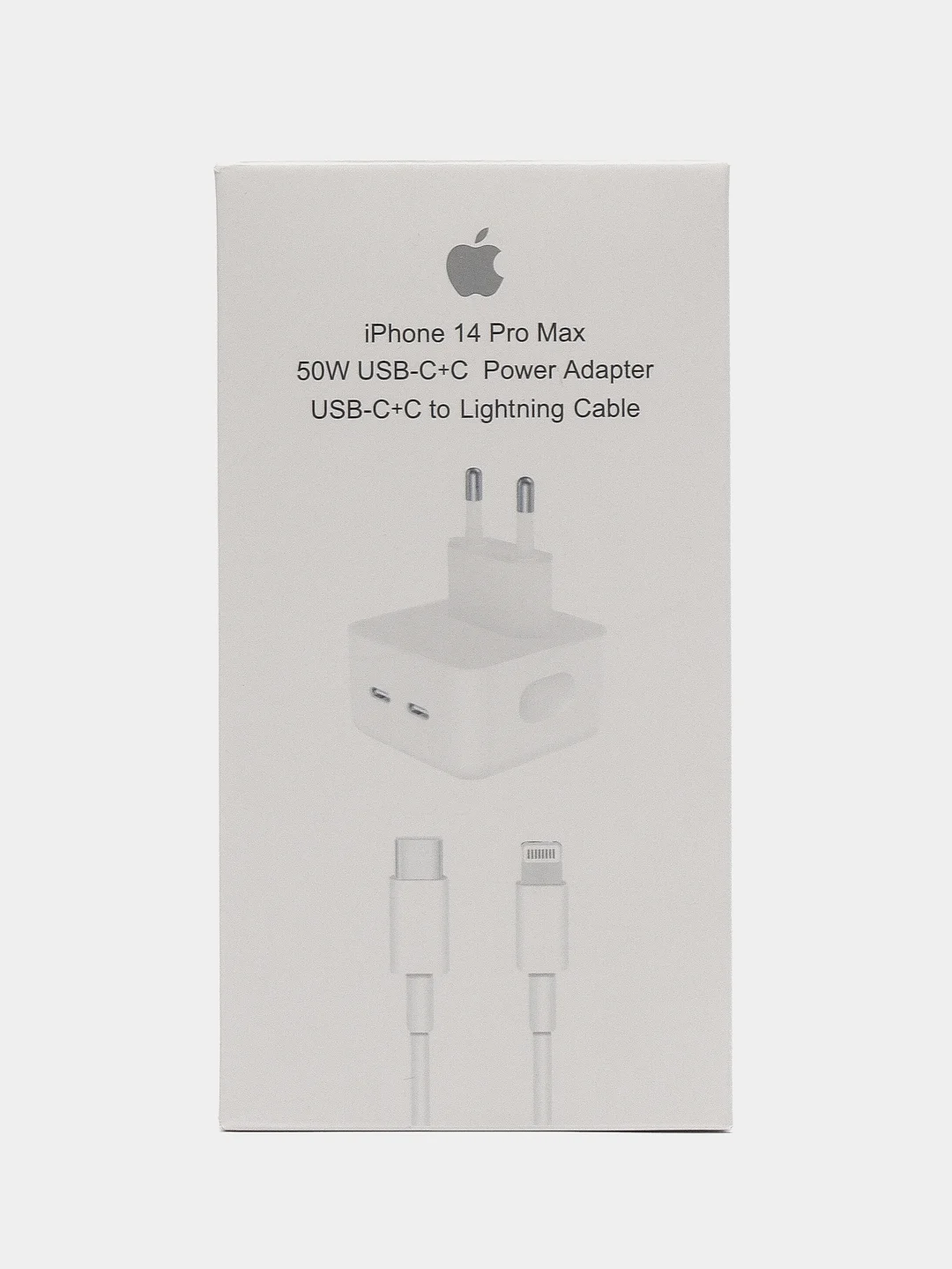 Зарядное сетевое устройство для IPhone, 2 USB, C+C, 50W