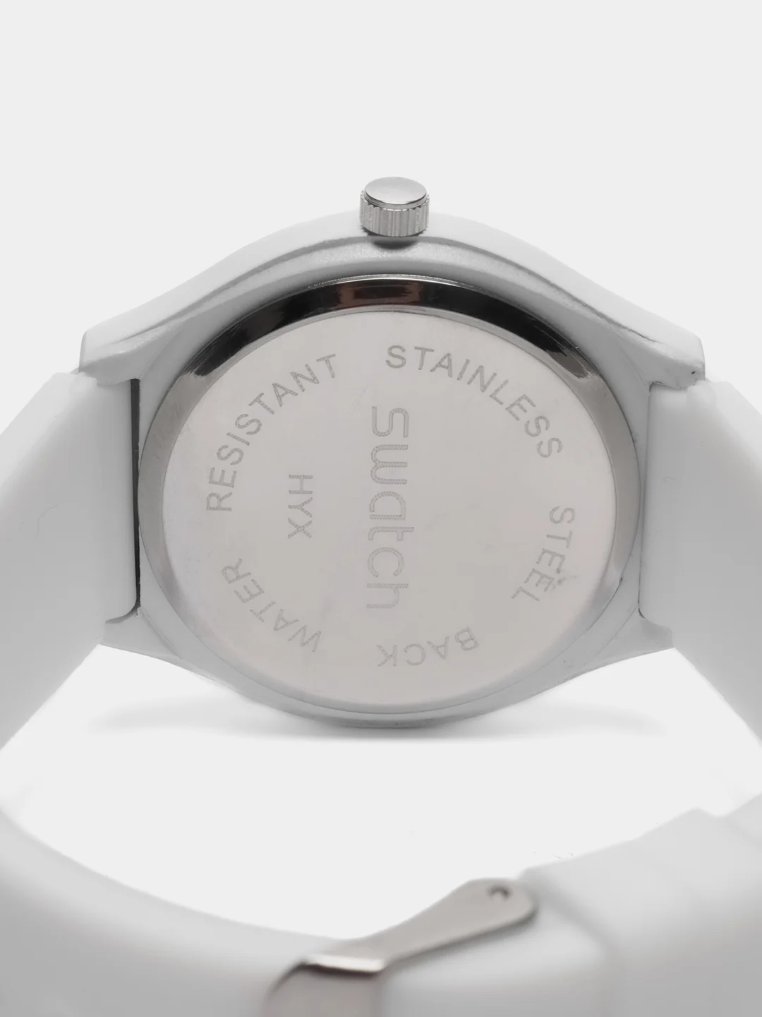 Белый часы Swatch, унисекс