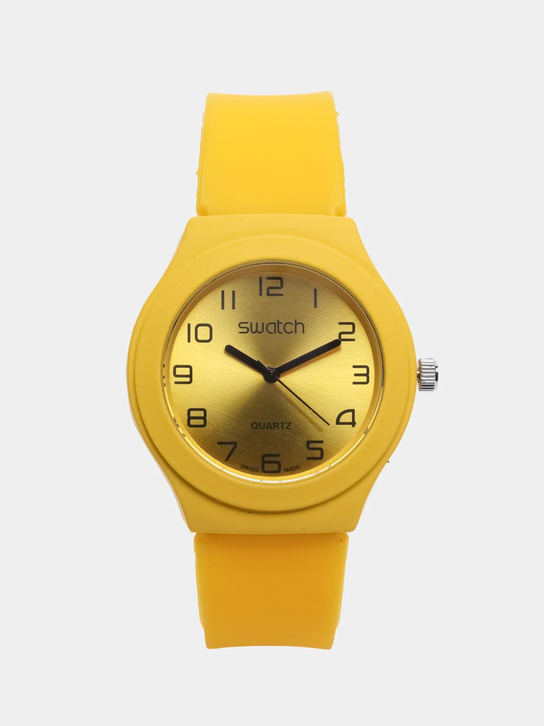 Желтый часы Swatch, унисекс