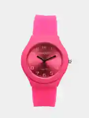 Розовый часы Swatch, унисекс