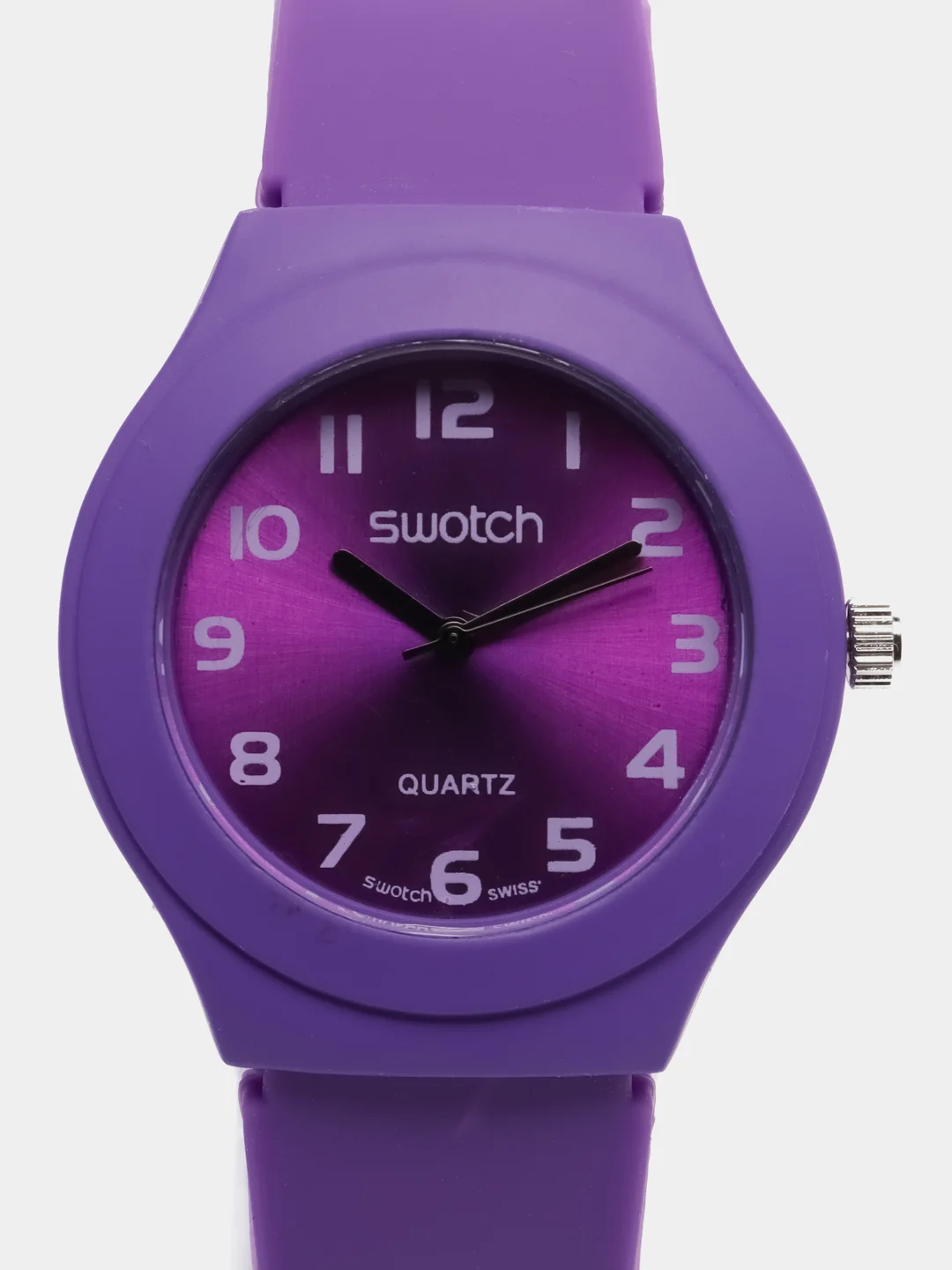 Фиолетовый часы Swatch, унисекс