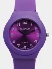 Фиолетовый часы Swatch, унисекс