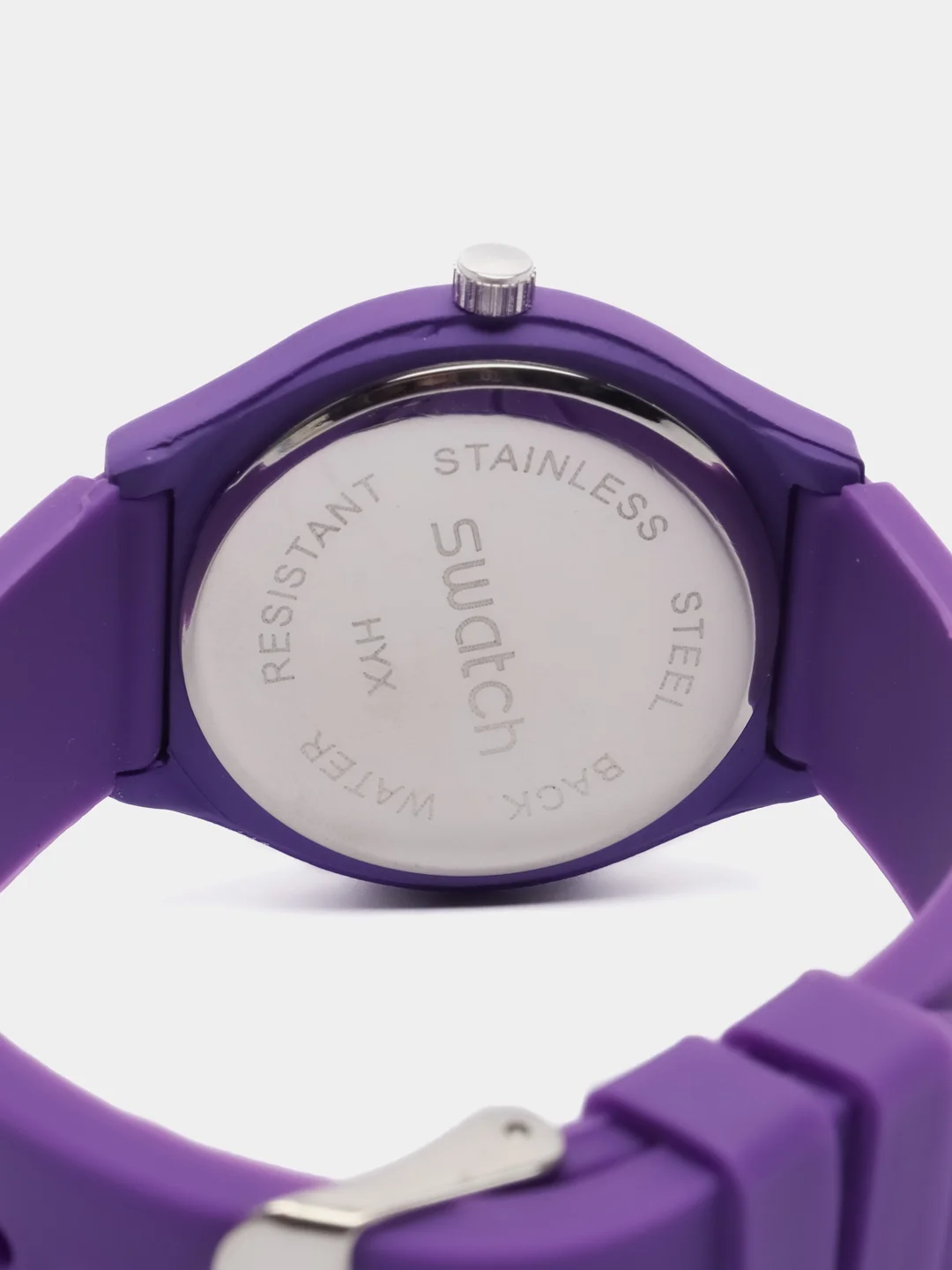 Фиолетовый часы Swatch, унисекс