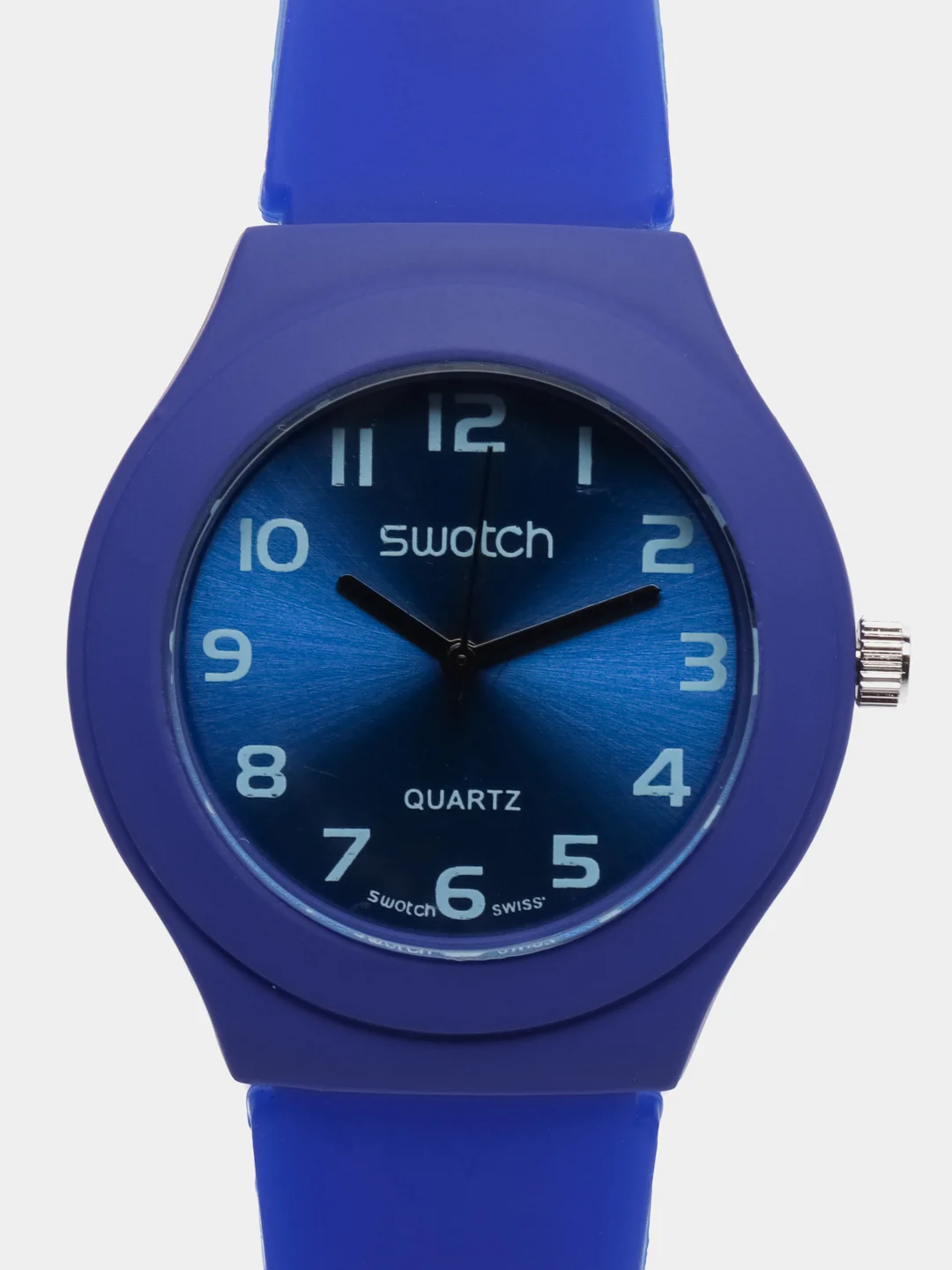 Синий часы Swatch, унисекс