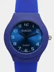 Синий часы Swatch, унисекс