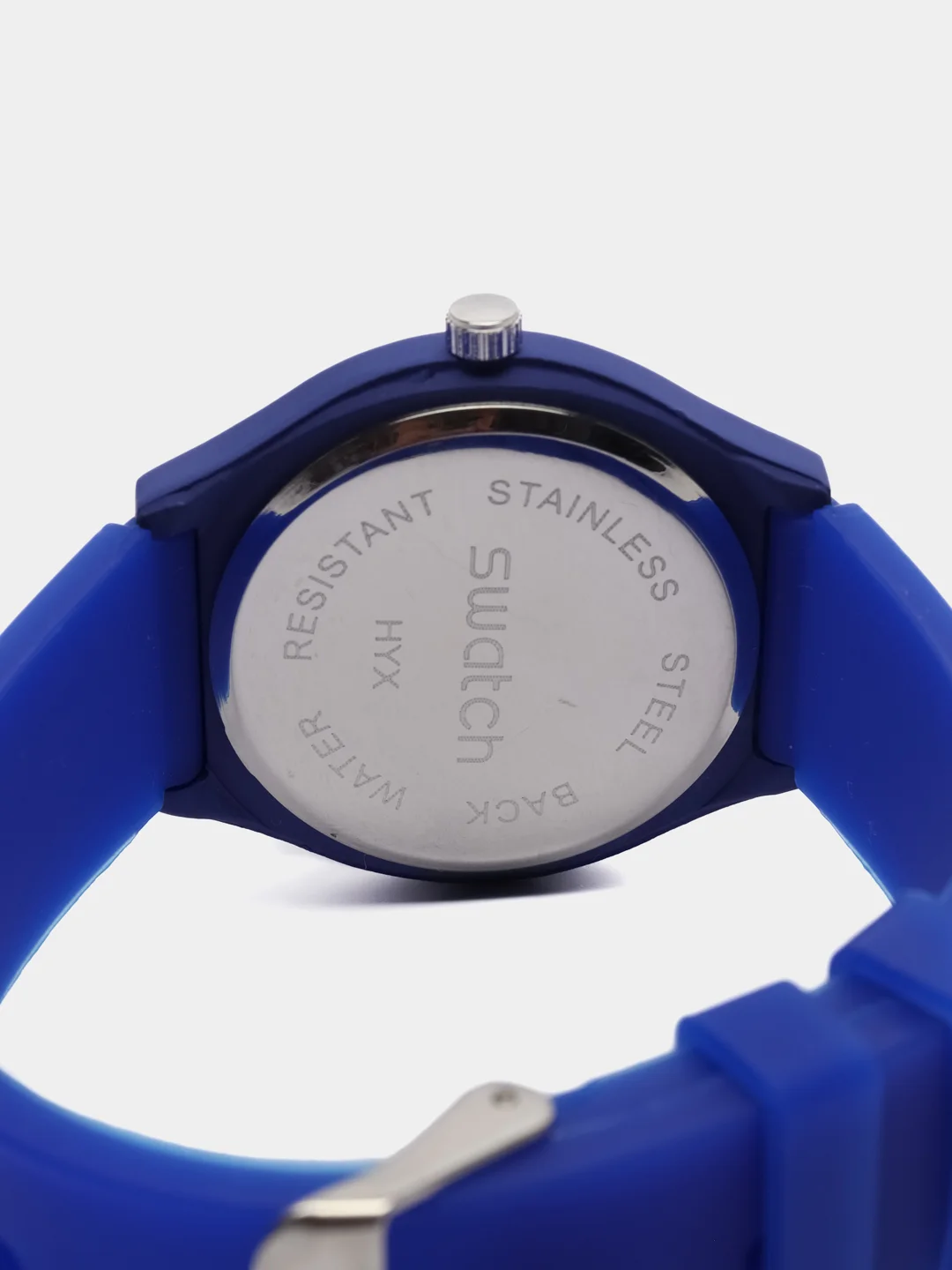 Синий часы Swatch, унисекс