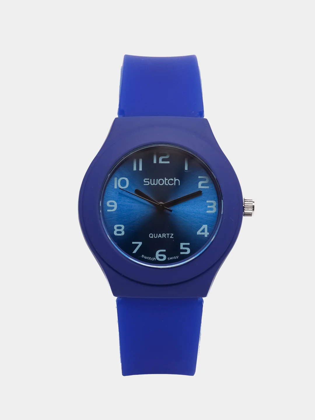 Синий часы Swatch, унисекс