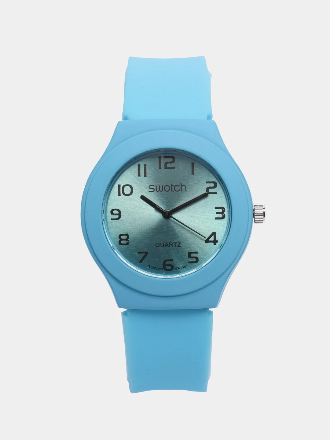 Светло-синий часы Swatch, унисекс