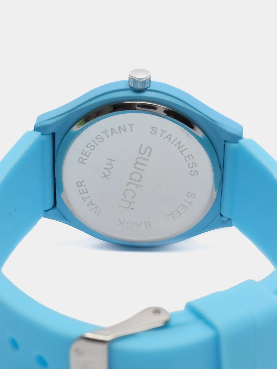 Светло-синий часы Swatch, унисекс