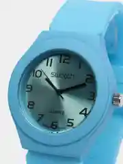 Светло-синий часы Swatch, унисекс
