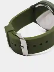 Зелёный хаки часы Swatch, унисекс