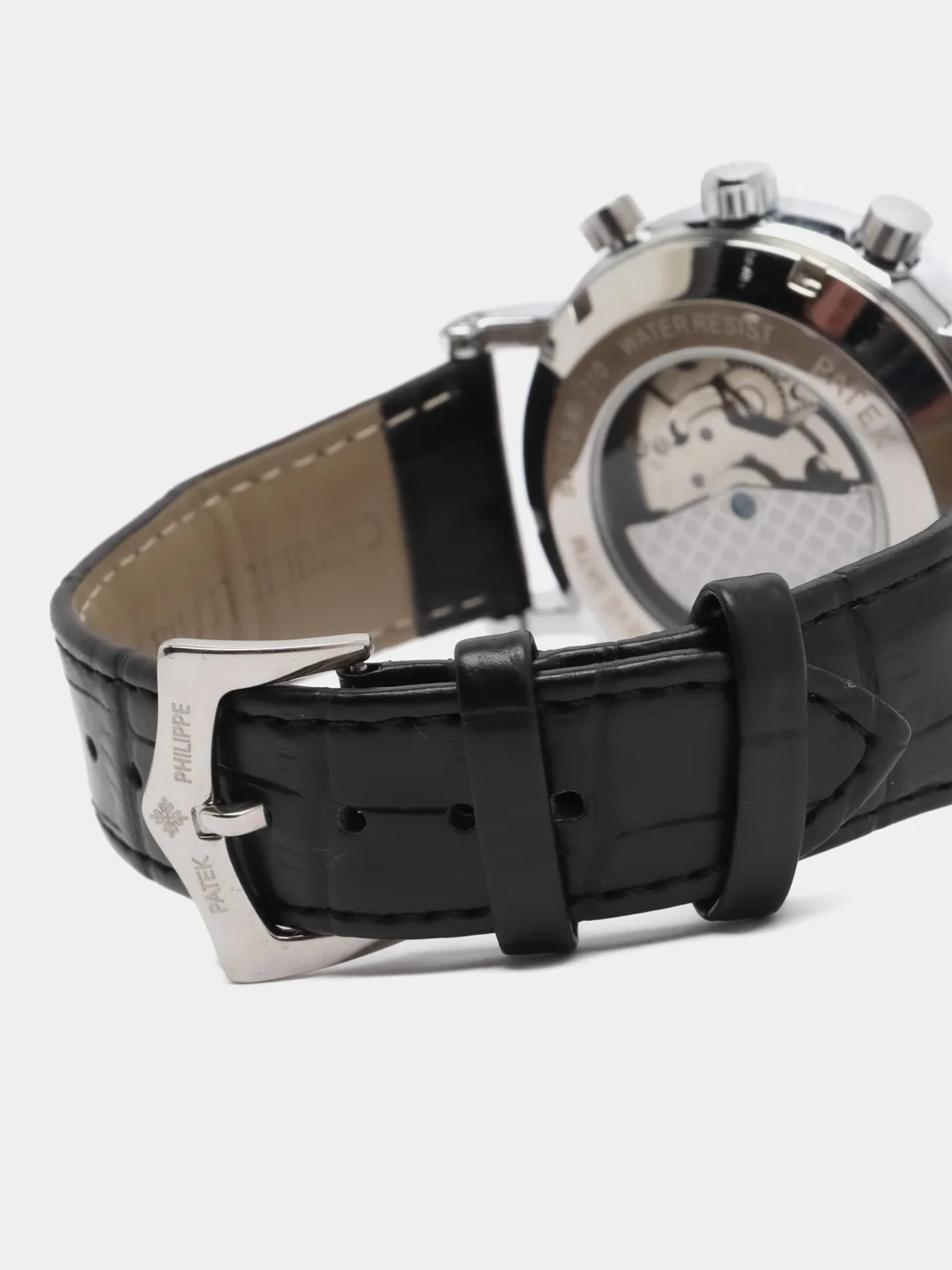 Белый часы механические мужские Patek Philippe
