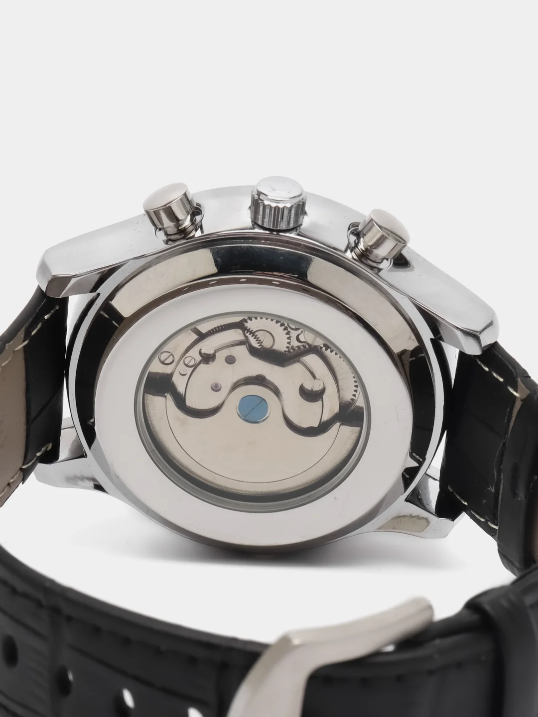 Черный часы механические мужские Omega