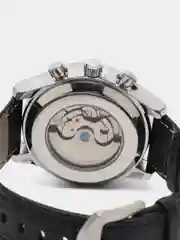 Черный часы механические мужские Omega
