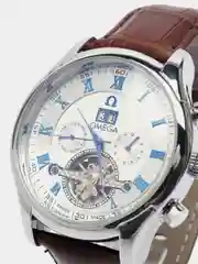 Коричневый часы механические мужские Omega