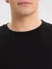 Черный футболка мужская