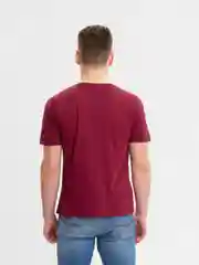 Бордовый футболка мужская