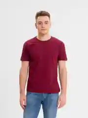 Бордовый футболка мужская