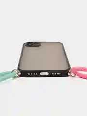 Бежевый меланж чехол Rainbow rope для iPhone (Айфон) 7/8 Plus, 11, 12, 13, XS, XR, Pro
