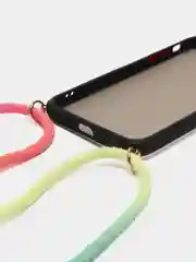 Бежевый меланж чехол Rainbow rope для iPhone (Айфон) 7/8 Plus, 11, 12, 13, XS, XR, Pro