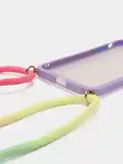 Алый чехол Rainbow rope для iPhone (Айфон) 7/8 Plus, 11, 12, 13, XS, XR, Pro