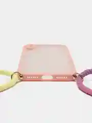 Бежевый чехол Rainbow rope для iPhone (Айфон) 7/8 Plus, 11, 12, 13, XS, XR, Pro