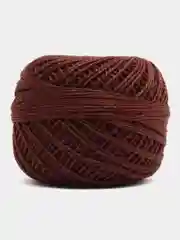 Тёмно-коричневый пряжа "Ирис", 82 м