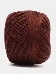 Тёмно-коричневый пряжа "Ирис", 82 м