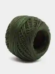 Тёмно-зелёный пряжа "Ирис", 82 м