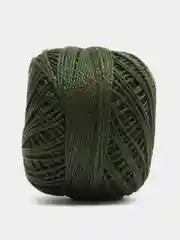 Тёмно-зелёный пряжа "Ирис", 82 м