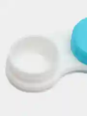 Голубой контейнер для контактных линз