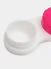 Розовый контейнер для контактных линз